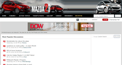 Desktop Screenshot of mazda2forums.com